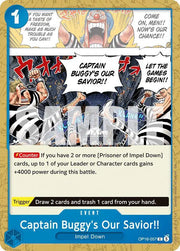 Captain Buggy's Our Savior!! - OP16-057 - Normal
