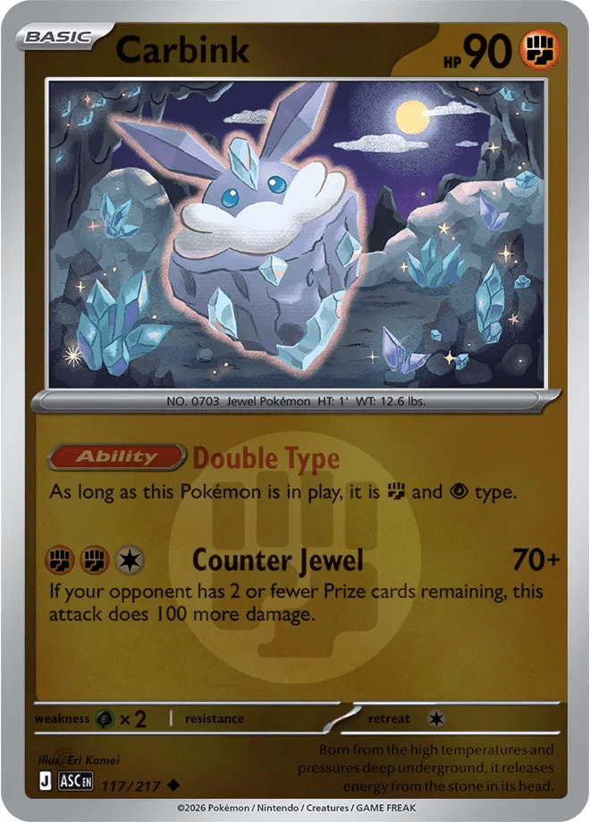 Carbink (Energy Symbol Pattern) Ascended Heroes Uncommon 117/217 by PokeSource on MYNTED