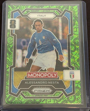 2026 Panini Prizm Monopoly FIFA World Cup Alessandro Nesta #34 Green Wave