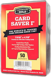 Cardboard Gold - Card Saver 1 - Semi Rigid Card Holder - 50 Pieces by TBD TCG on MYNTED