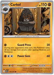 Carkol 119/217 Common | Mega Evolution – Ascended Heroes by Worth the XP on MYNTED