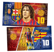 Carles Puyol FC Barcelona 10 euro UNCB banknote by UNCB on MYNTED