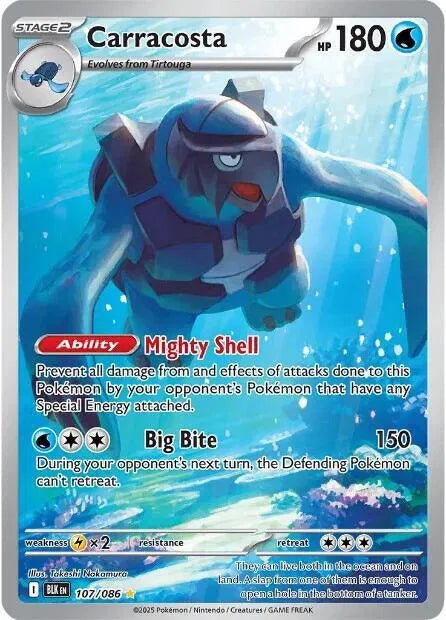 Carracosta Black Bolt Illustration Rare 107/086 by PokeMagic on MYNTED