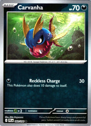 Carvanha [Reverse Holo] 60 Pokemon Phantasmal Flames by Moe‘s Vault on MYNTED
