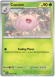 Cascoon 014/217 Common | Mega Evolution – Ascended Heroes by Worth the XP on MYNTED