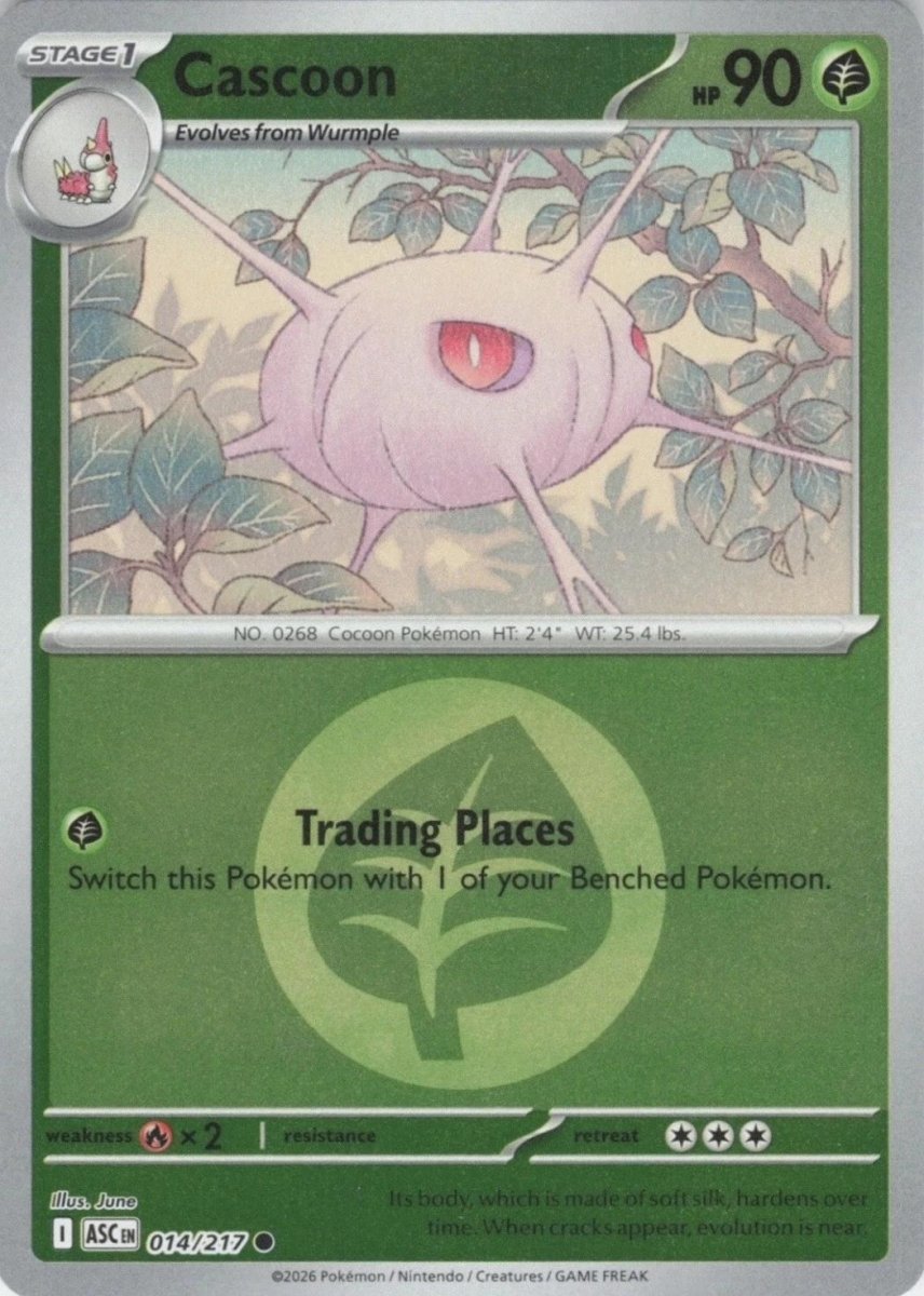 Cascoon - 014/217 (Energy Symbol Pattern) - ME: Ascended Heroes (ASC) by SAFAQATI on MYNTED