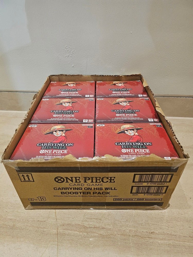 Case of OP13 without Lid (12 sealed booster boxes) by PlayVault on MYNTED