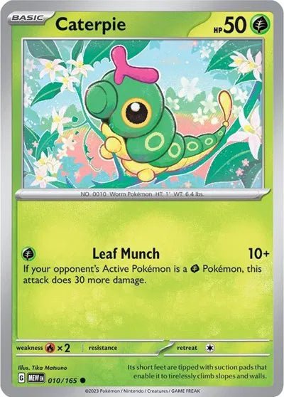 Caterpie 010/165 · Normal (SV: 151) by Devastation Collectibles on MYNTED