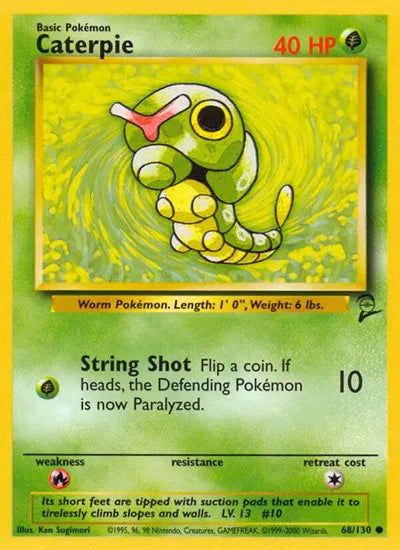 Caterpie - 68/130 - Base Set 2