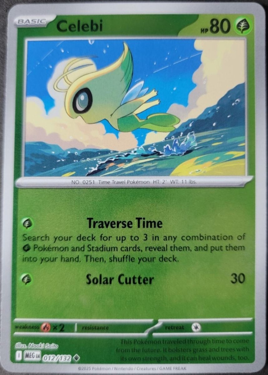Celebi [Reverse Holo] 12 Pokemon Mega Evolution by Moe‘s Vault on MYNTED