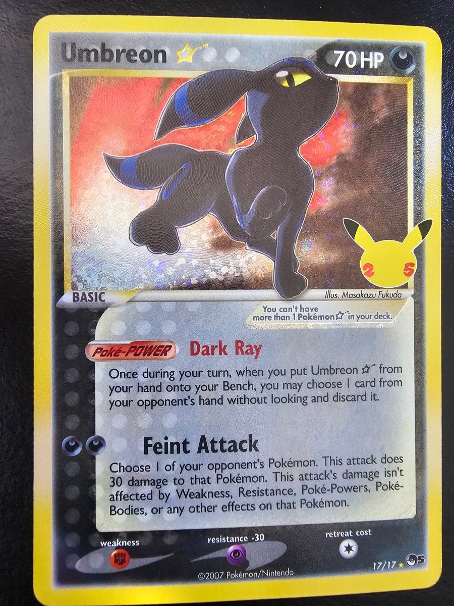Celebrations: Classic Collection Umbreon Gold Star 17 by PlayVault on MYNTED
