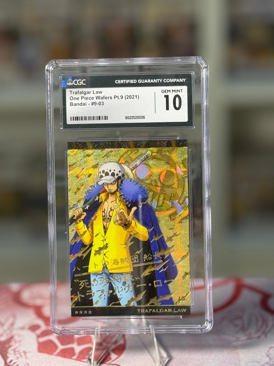 CGC 10 2021 Trafalgar Law Wafer by Luffy Collects on MYNTED