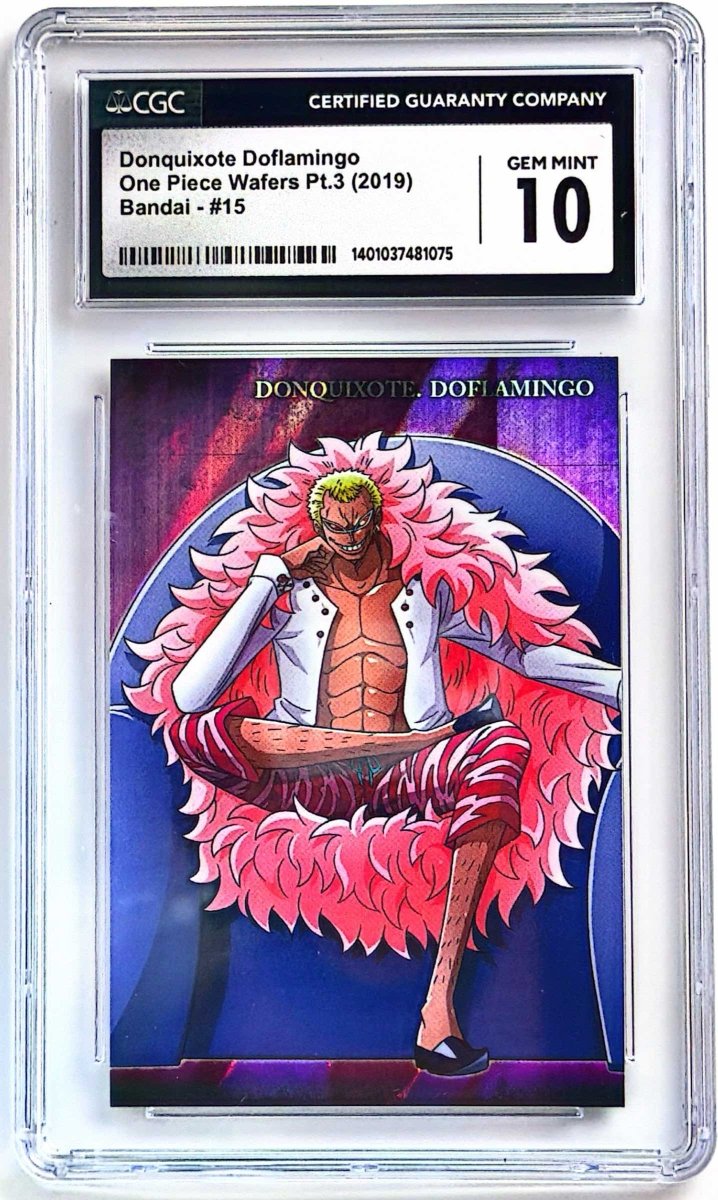 CGC 10 - Donquixote Doflamingo - Piece Wafers Pt.3 (POP1) by TCGDON on MYNTED
