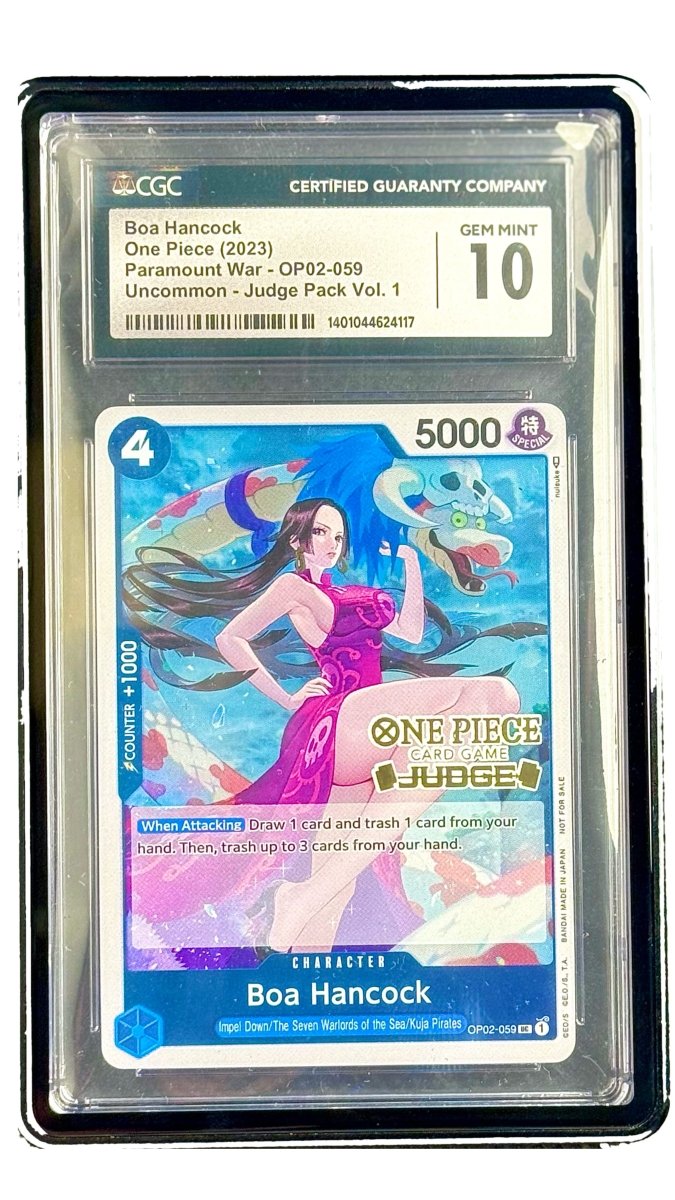 CGC 10 - One Piece - Boa Hancock - OP02 - 059 - Judge Pack Vol. 01 by TCGDON on MYNTED