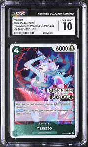 CGC 10 - One Piece - Yamato - OP02-042 - Judge Promo (Judge Pack Vol.1) by TCGDON on MYNTED