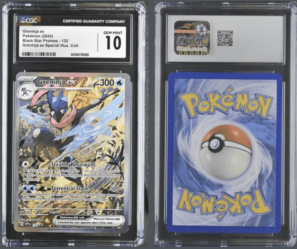 CGC 10 Pokémon Black Star Promo 132 Greninja ex – Illustration Collection – CGC GEM MINT 10 by Sonys TCG on MYNTED
