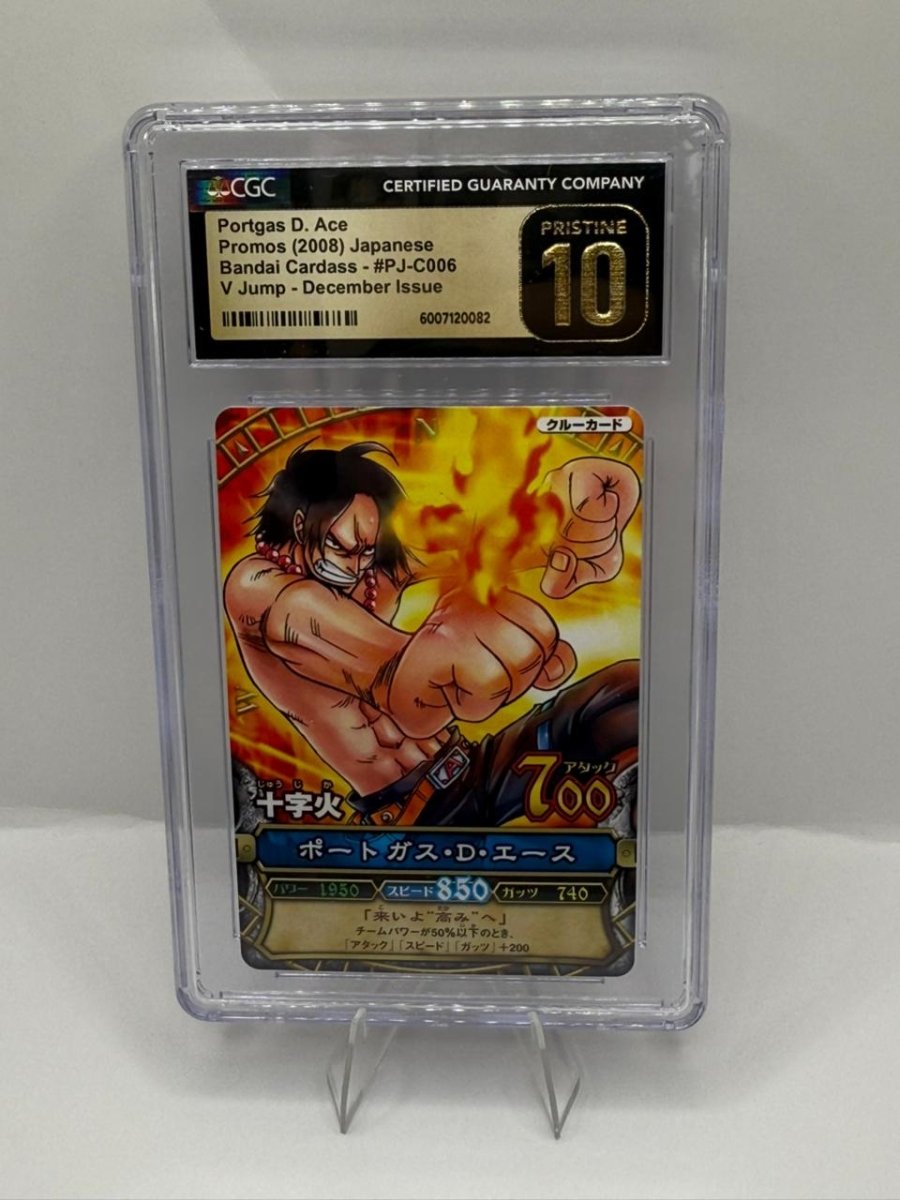 CGC 10 Pristine 2008 Portgas D. Ace by Luffy Collects on MYNTED