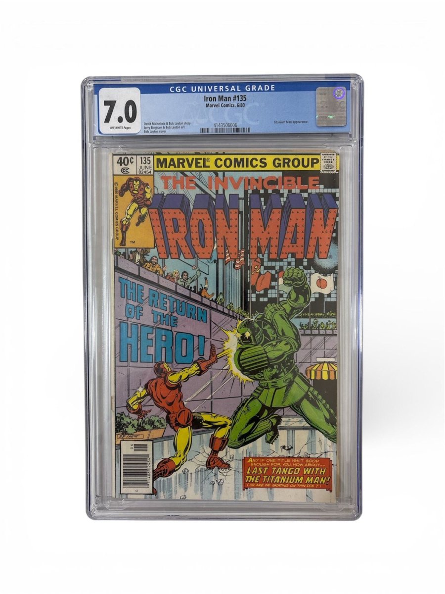 CGC 7 Iron Man 135 Marvel Comics, 6/80 by Falconloot on MYNTED