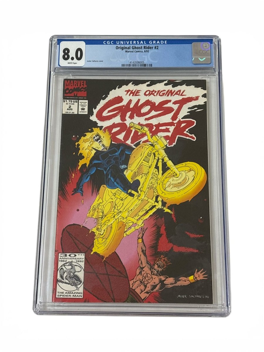 CGC 8 Original Ghost Rider 2 Marvel Comics, 8/92 by Falconloot on MYNTED