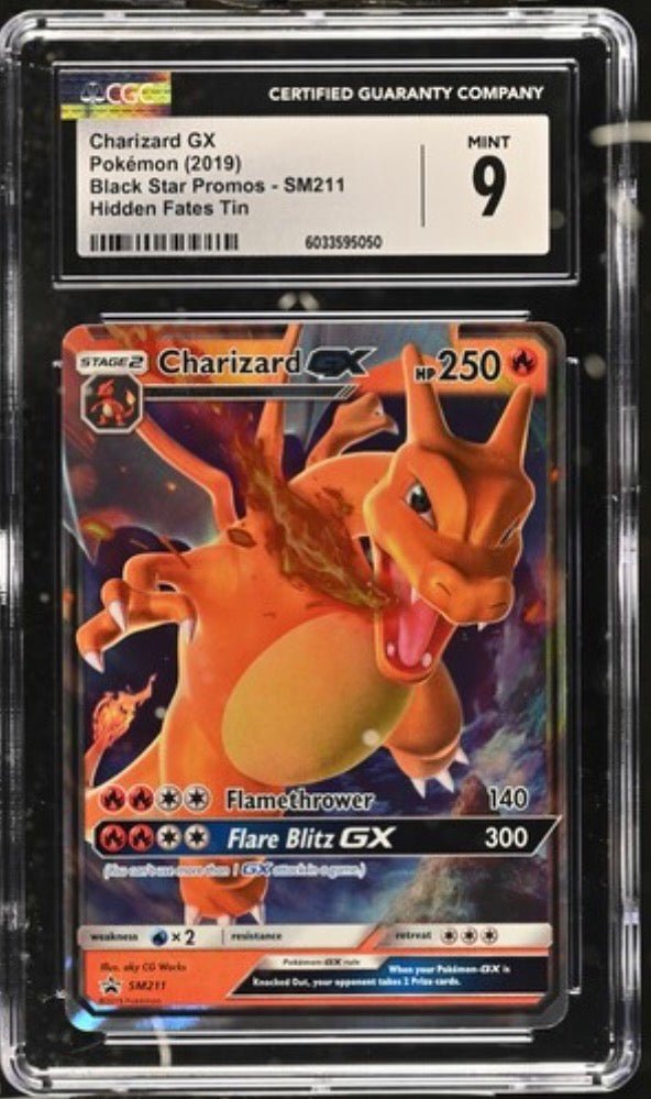 CGC 9 | Charizard GX 2019 English Black Star Promos SM211 by Shaibz TCG on MYNTED