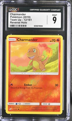 CGC 9 Charmander Rev. Holo 12/181 by Schmutzfink TCG on MYNTED