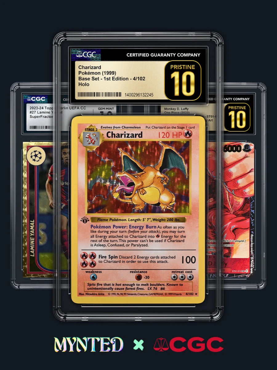 CGC card grading submission service in Dubai, Abu Dhabi and UAE offered by MYNTED