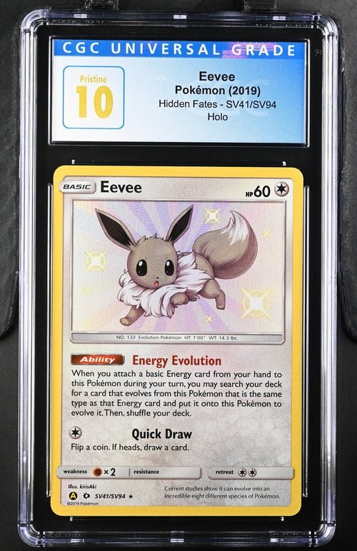 CGC pristine 10 eevee by Falconloot on MYNTED