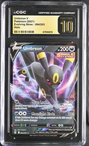 CGC Pristine 10 - Umbreon V 094 - Evolving Skies by PokéPW on MYNTED