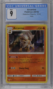CGC 9 Arcanine Detective Pikachu Rare 6