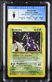CGC 9 Heracross #6 Pokemon Neo Genesis