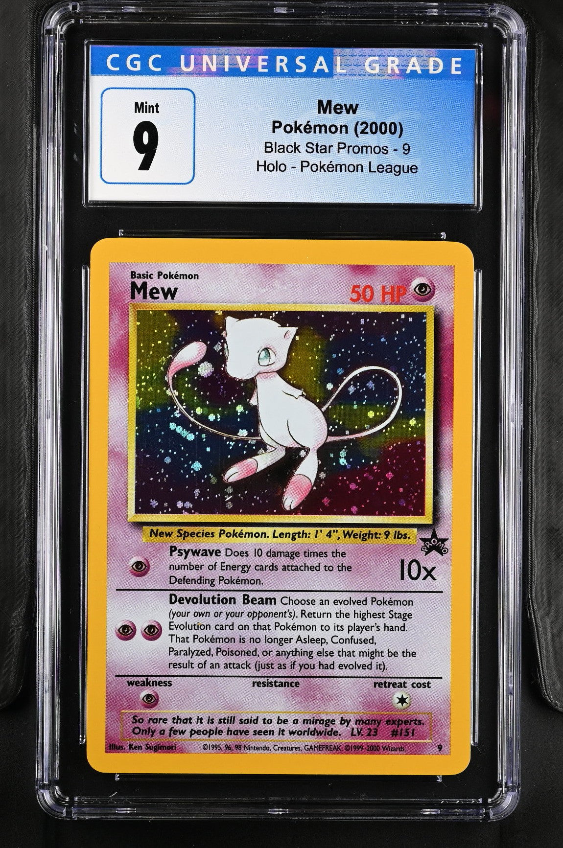 CGC 9 Mew (9) WoTC Promo Promo 09/53