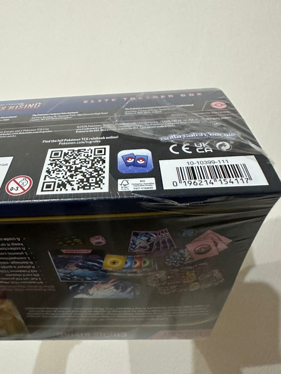 Chaos Rising Elite Trainer Box Chaos Rising (plastic slightly ripped) by Marnie’s TCG on MYNTED