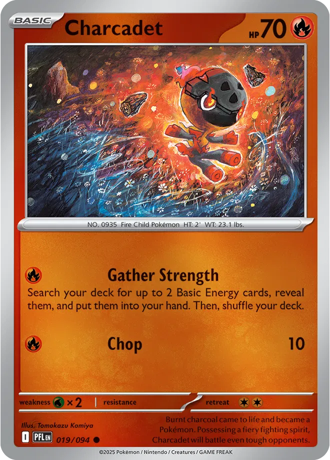 Charcadet 019 Rev Holo - Phantasmal Flames by PokéPW on MYNTED