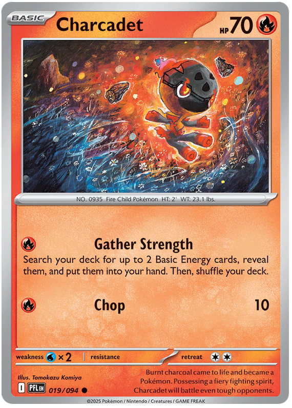 Charcadet 019/094 Common | Mega Evolution – Phantasmal Flames by Worth the XP on MYNTED