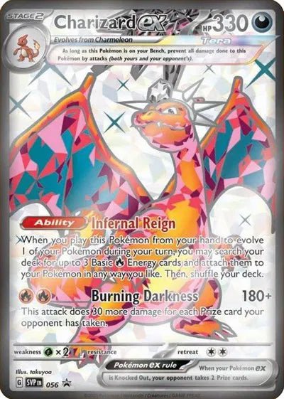 Charizard ex 056 Scarlet & Violet Promo by Light Collectibles on MYNTED