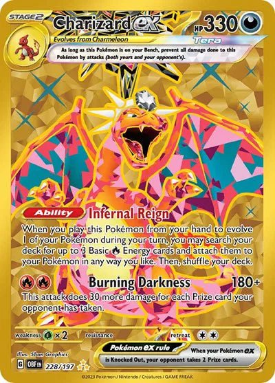 Charizard ex - Obsidian Flames - HR 228/197 - English by MechaKai Collectibles on MYNTED