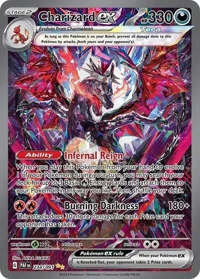 Charizard ex - Paldean Fates - SIR 234/091 - English by MechaKai Collectibles on MYNTED