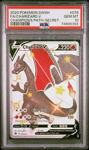 Charizard V 79/73 - Champion's Path - Secret by Light Collectibles on MYNTED