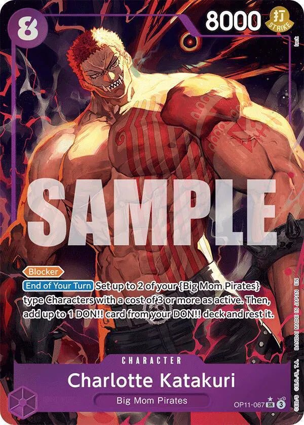Charlotte Katakuri (067) (Alternate Art) OP11-067 (A Fist of Divine Speed) by Choii on MYNTED