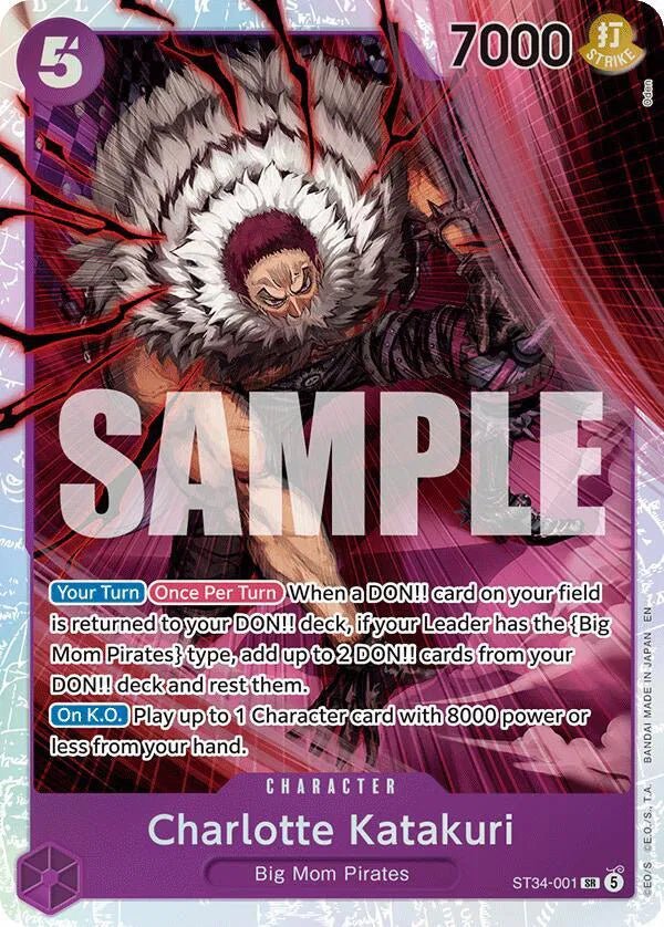 Charlotte Katakuri (ST34-001) (Starter Deck 34: PURPLE Charlotte Katakuri) by Choii on MYNTED