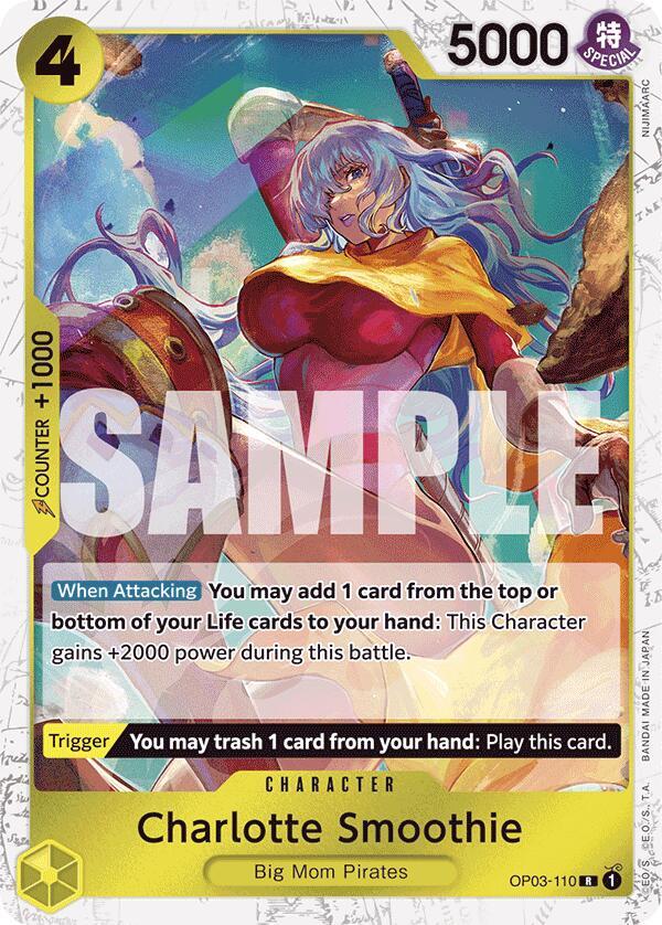 Charlotte Smoothie (Jolly Roger Foil) Premium Booster R OP03 - 110 by Schmutzfink TCG on MYNTED