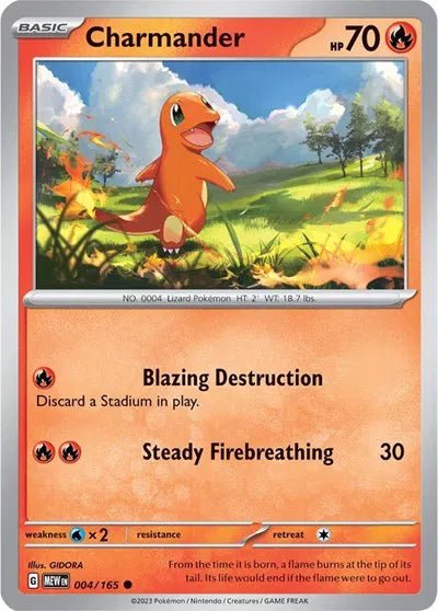 Charmander - 004/165 - Normal by The Archive Stop on MYNTED