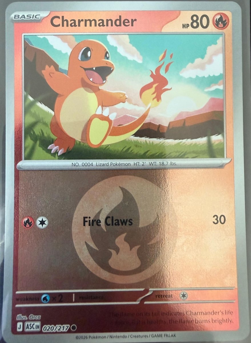 Charmander - 020/217 (Energy Symbol Pattern) - ME: Ascended Heroes (ASC) by SAFAQATI on MYNTED