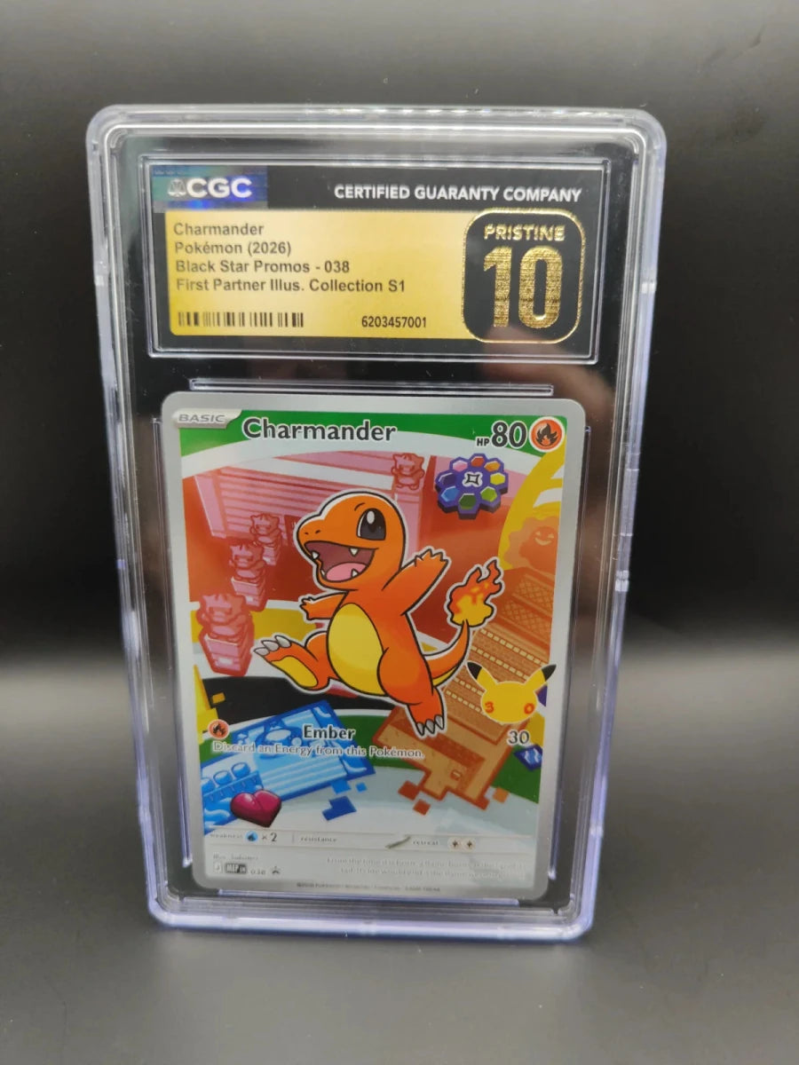 Charmander 038 (Mega Evolution Promos) — CGC 10 (Pristine) by The Gaijin Gamer on MYNTED