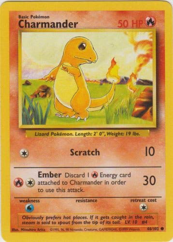 charmander Base set (Unlimited) 46/102 by ISB Collector on MYNTED