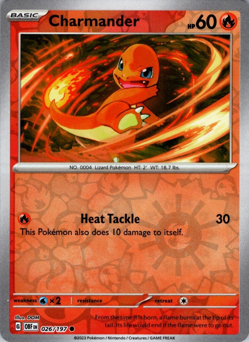 Charmander [Reverse Holo] 26 Pokemon Obsidian Flames by Moe‘s Vault on MYNTED