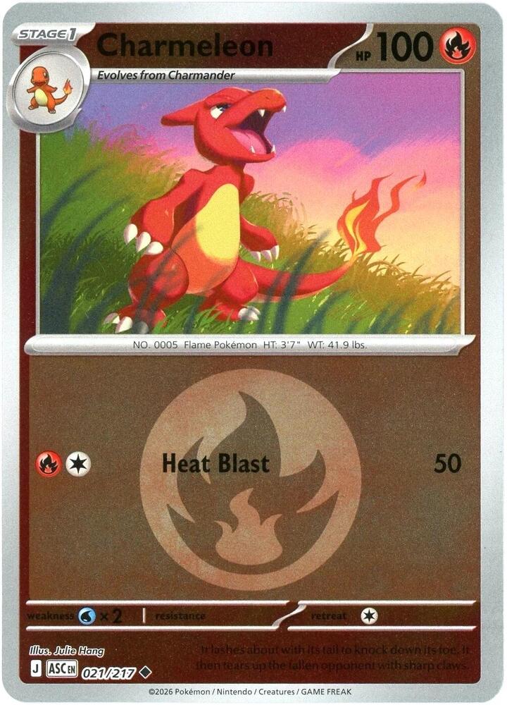 Charmeleon - 021/217 (Energy Symbol Pattern) - ME: Ascended Heroes (ASC) by SAFAQATI on MYNTED