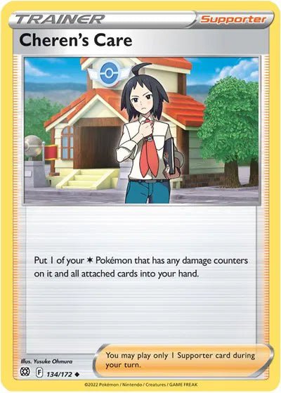 Cheren's Care 134/172 · Normal (Brilliant Stars) by Marnie’s TCG on MYNTED