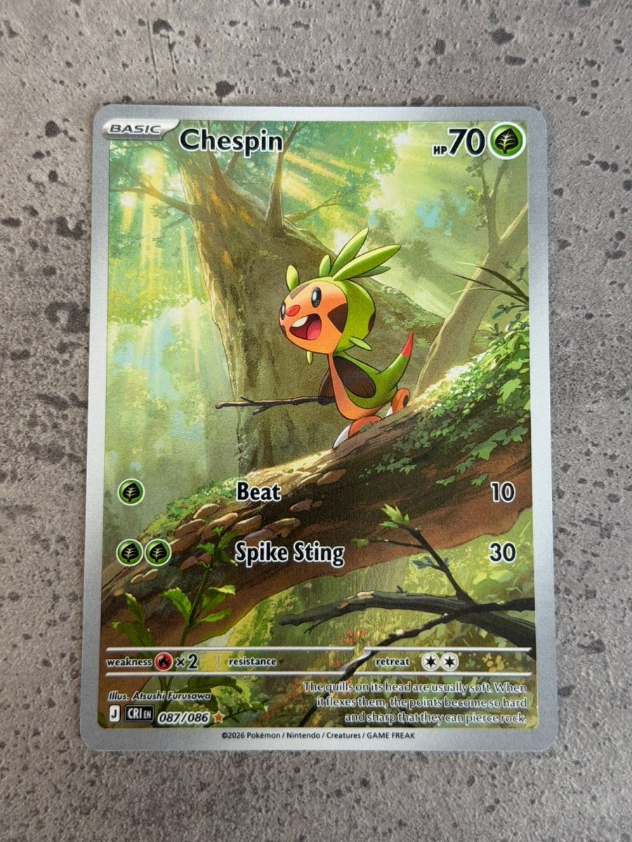 Chespin - Chaos Rising 087/086 by The Greatest on MYNTED