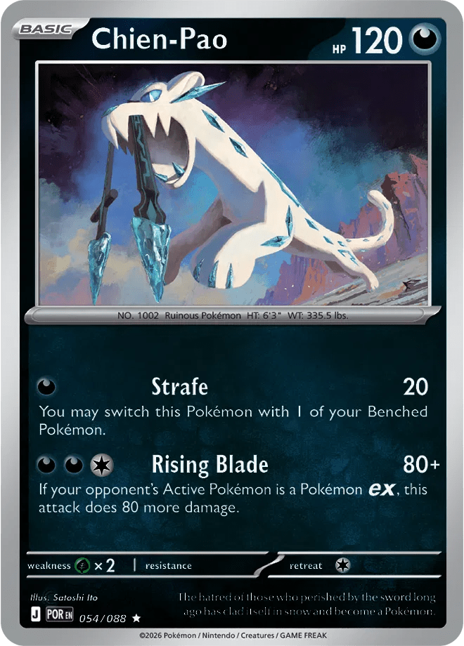 Chien-Pao 054 Rev Holo - Perfect Order by PokéPW on MYNTED